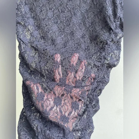 Free People NWOT Keep it Simple Lace Baby Tee - Picture 8 of 10